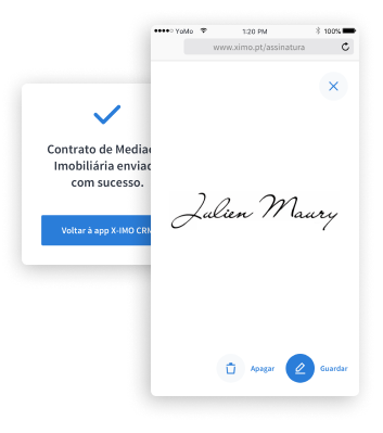 Crie e assine um CMI diretamente na APP